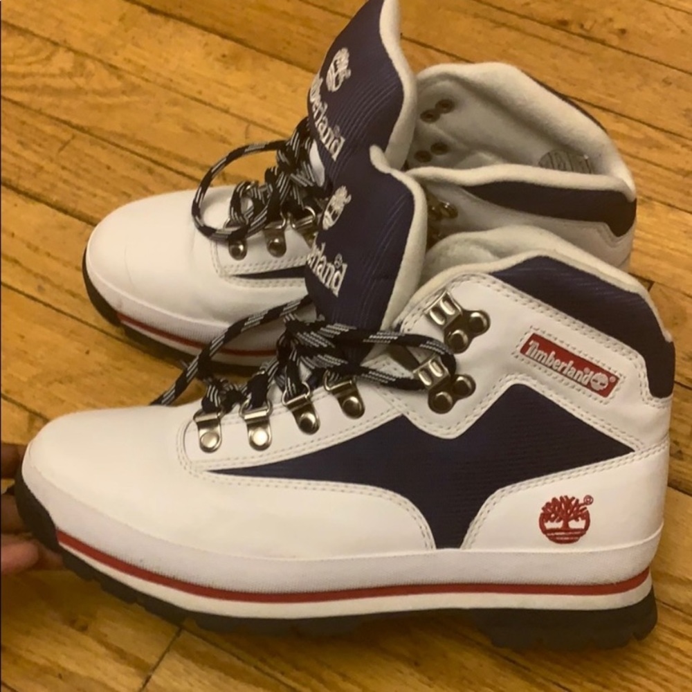 Men’s White Timberlands